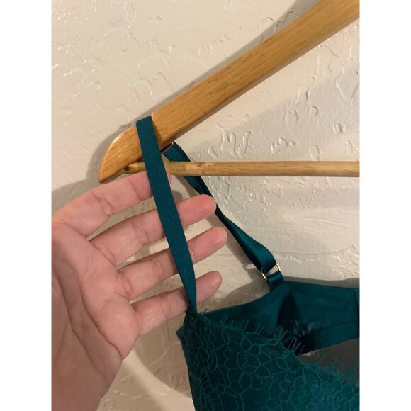 Victoria’s Secret Dream Angels Turquoise Lace Lined Demi Bra - Picture 7 of 13